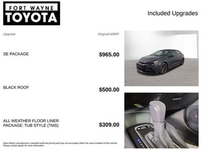 2026 Toyota Corolla SE