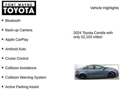 2024 Toyota Corolla SE