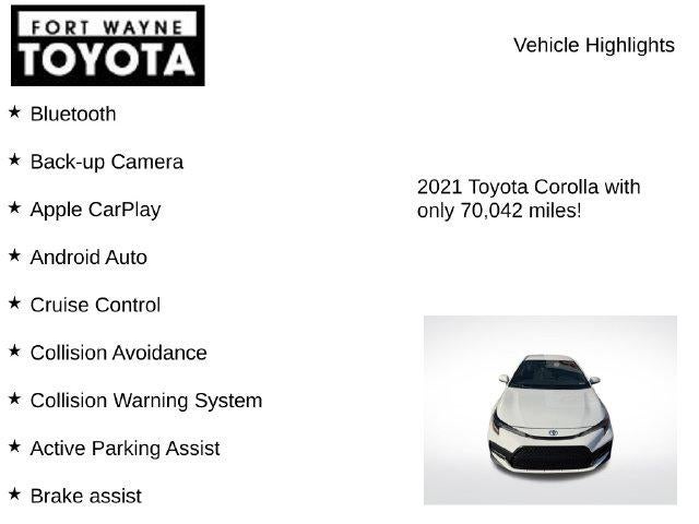 2021 Toyota Corolla SE