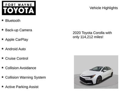 2020 Toyota Corolla SE