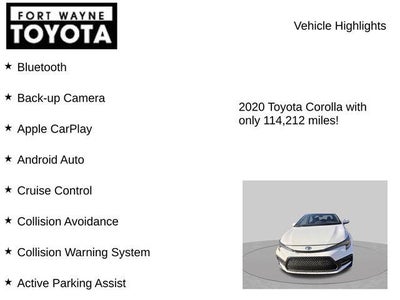 2020 Toyota Corolla SE