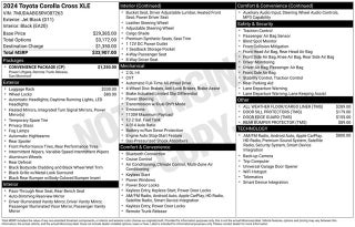 2024 Toyota Corolla Cross XLE
