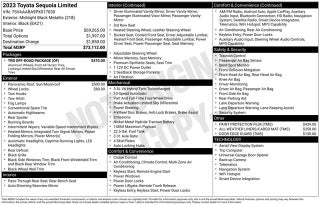 2023 Toyota Sequoia Limited