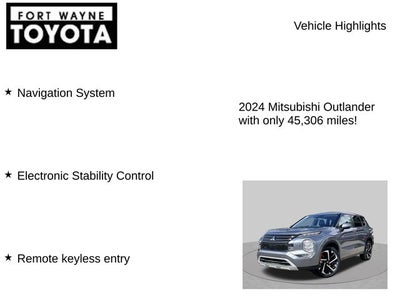 2024 Mitsubishi Outlander SE