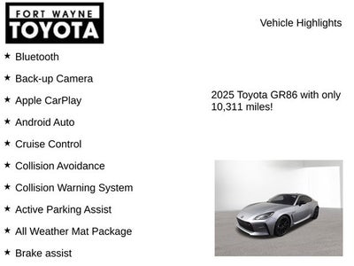 2025 Toyota GR86 Premium