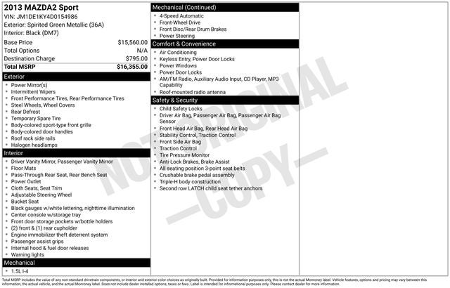 2013 Mazda Mazda2 Sport 5-Door Auto's photo