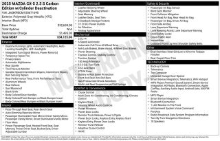 2025 Mazda Mazda CX-5 2.5 S Carbon Edition