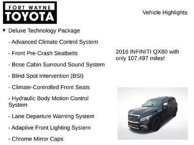 2016 INFINITI QX80 Base