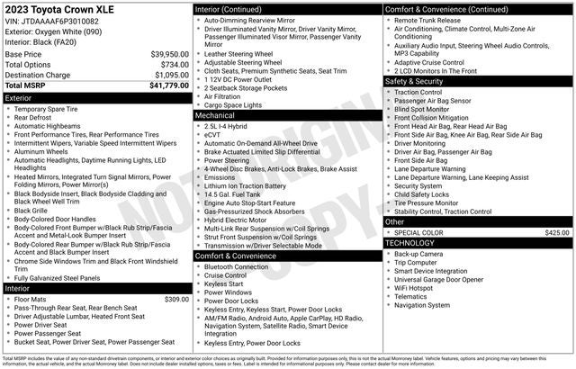 2023 Toyota Crown XLE