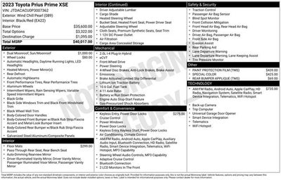 2023 Toyota Prius Prime XSE