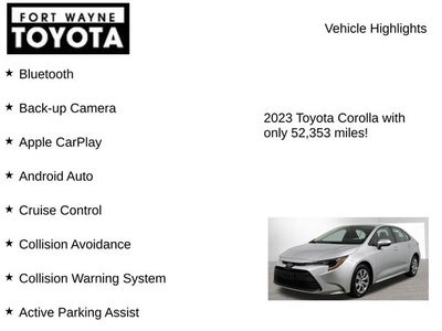 2023 Toyota Corolla LE