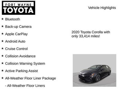 2020 Toyota Corolla SE