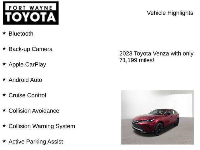 2023 Toyota Venza Nightshade