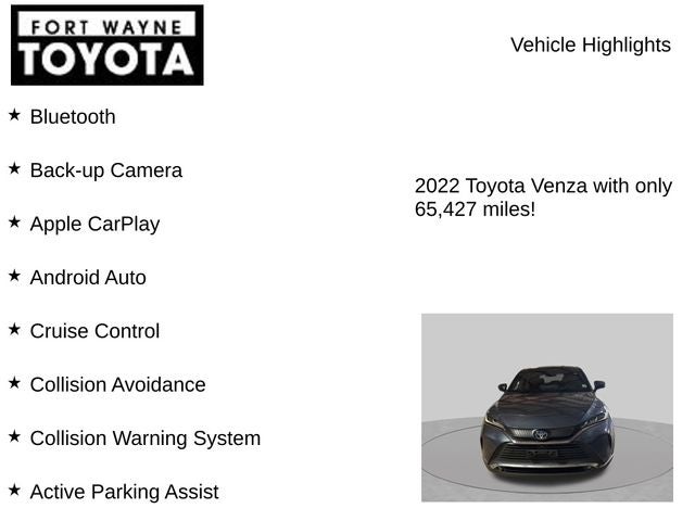 2022 Toyota Venza Limited