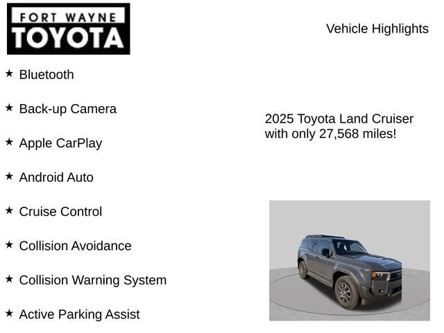 2025 Toyota Land Cruiser Base