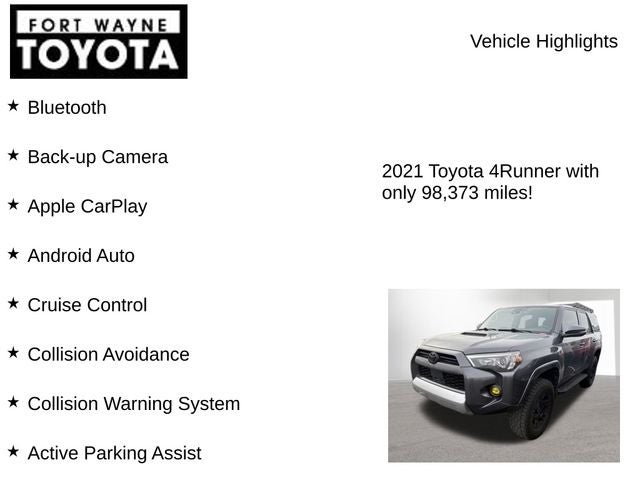 2021 Toyota 4Runner TRD Off-Road Premium