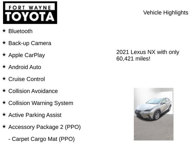2021 Lexus NX 300 Base