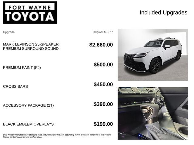 2025 Lexus LX 600 F SPORT