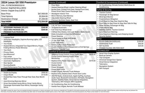 2024 Lexus GX 550 Premium