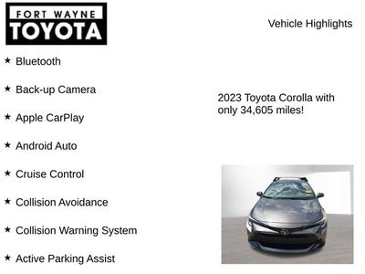 2023 Toyota Corolla Hatchback SE