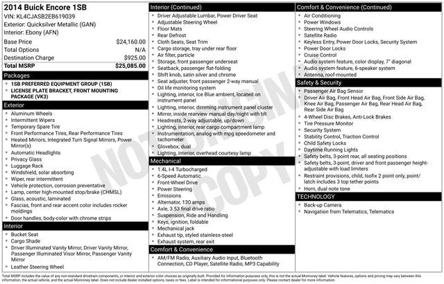 2014 Buick Encore Base