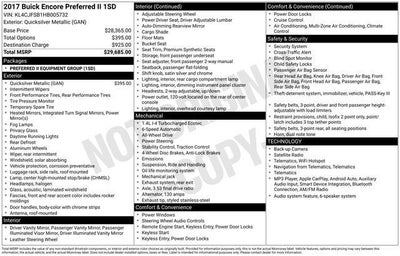 2017 Buick Encore Preferred II