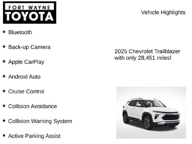 2025 Chevrolet TrailBlazer LT