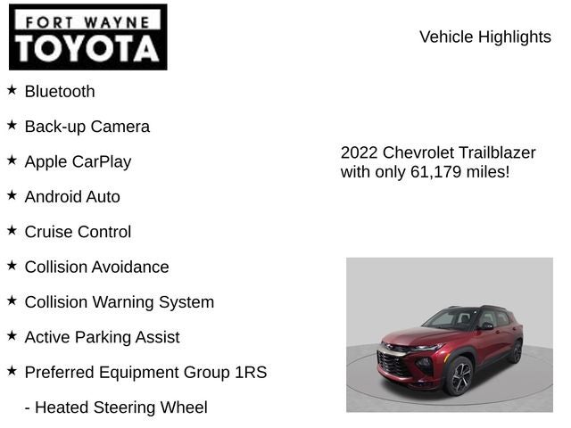 2022 Chevrolet TrailBlazer RS