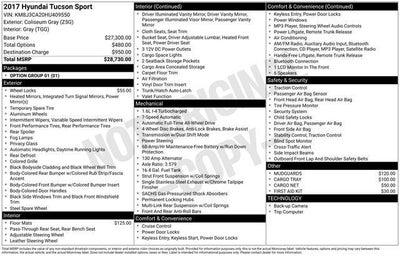 2017 Hyundai Tucson Sport