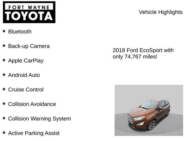 2018 Ford EcoSport Titanium