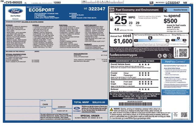 2020 Ford EcoSport Titanium