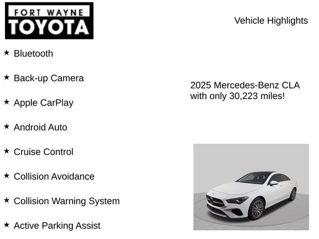 2025 Mercedes-Benz CLA CLA 250