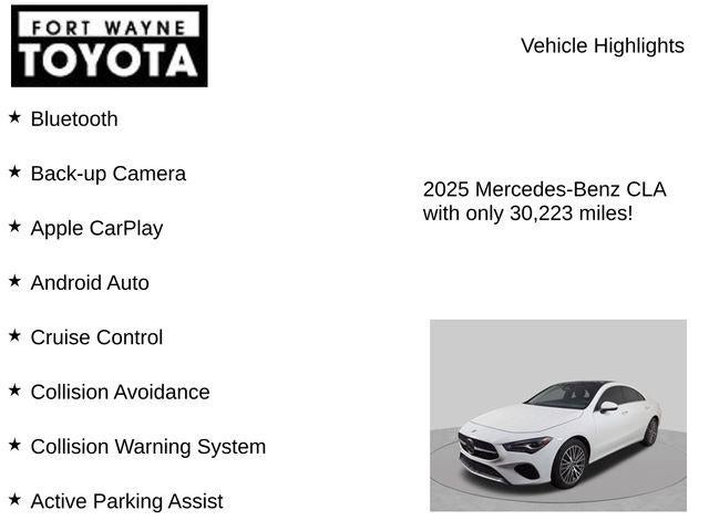2025 Mercedes-Benz CLA CLA 250