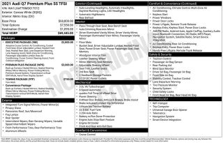 2021 Audi Q7 55 Premium Plus quattro