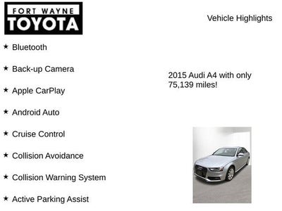 2015 Audi A4 2.0T Premium quattro