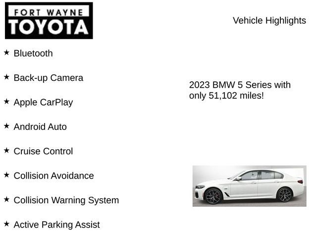 2023 BMW 5 Series 530e iPerformance