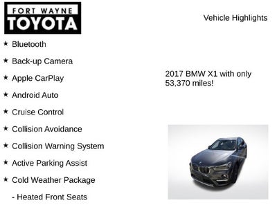 2017 BMW X1 xDrive28i