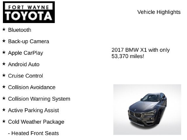 2017 BMW X1 xDrive28i