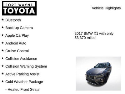 2017 BMW X1 xDrive28i