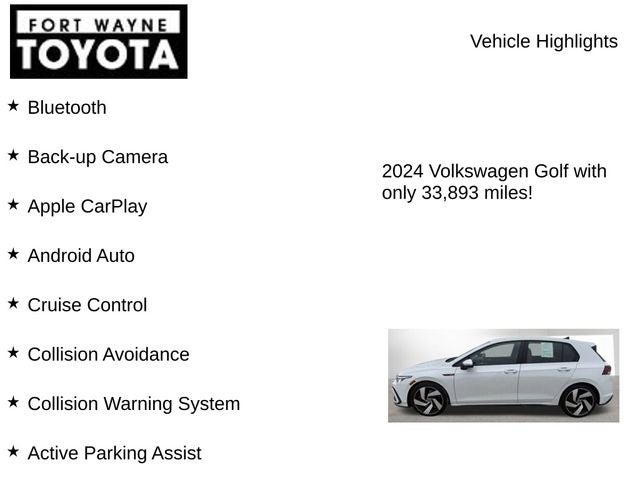 2024 Volkswagen Golf GTI 2.0T S