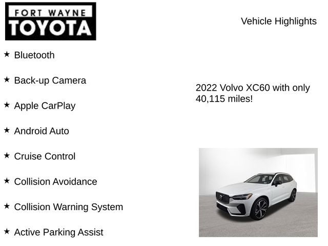 2022 Volvo XC60 Recharge Plug-In Hybrid T8 R-Design