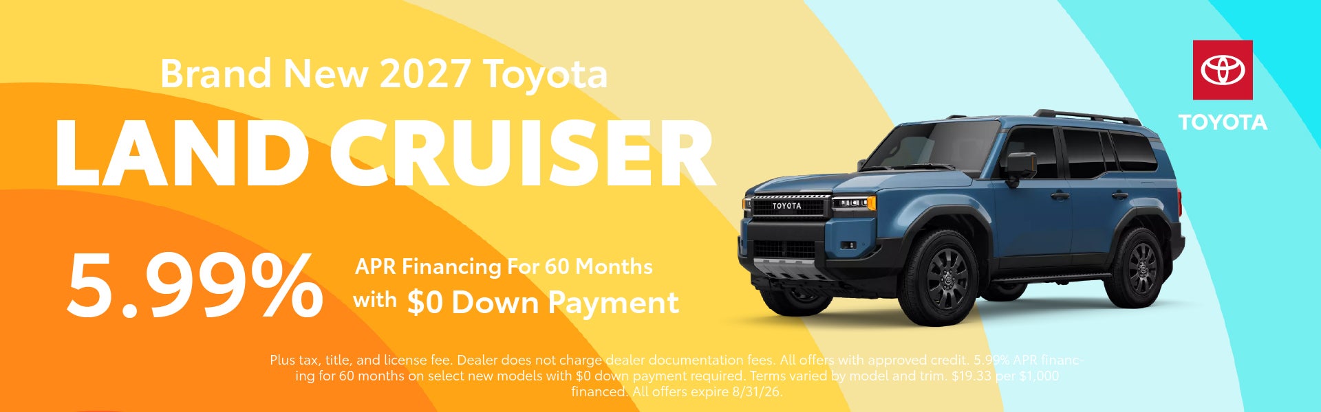 Brand New 2027 Toyota LAND CRUISER