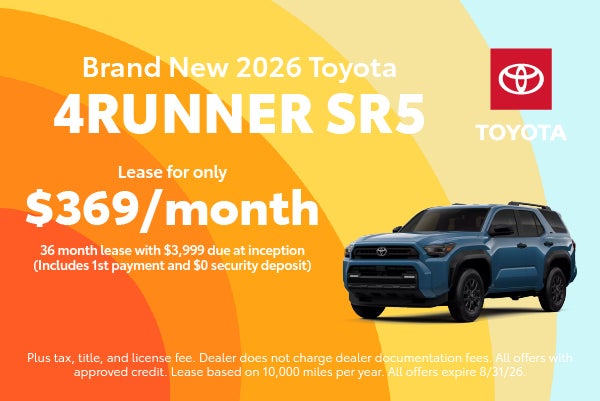 Brand New 2026 Toyota 4Runner SR5