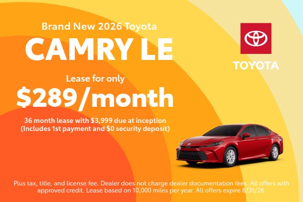Brand New 2026 Toyota Camry LE
