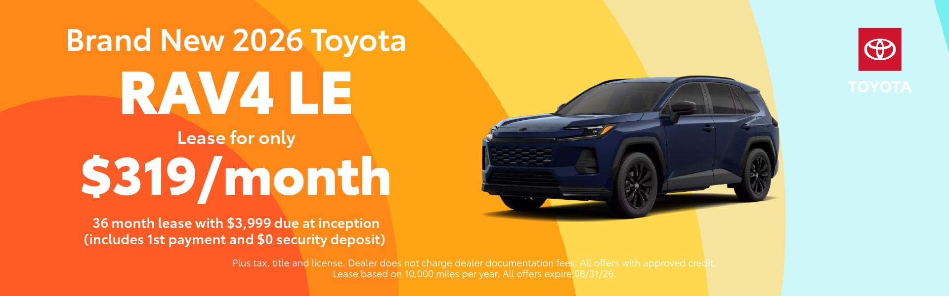 Brand New 2026 Toyota RAV4 LE