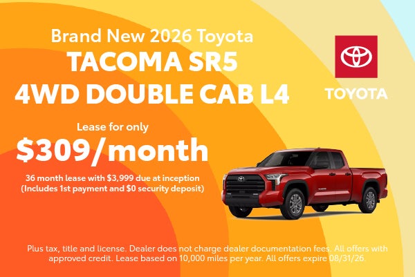 Brand New 2026 Toyota Tacoma SR5
