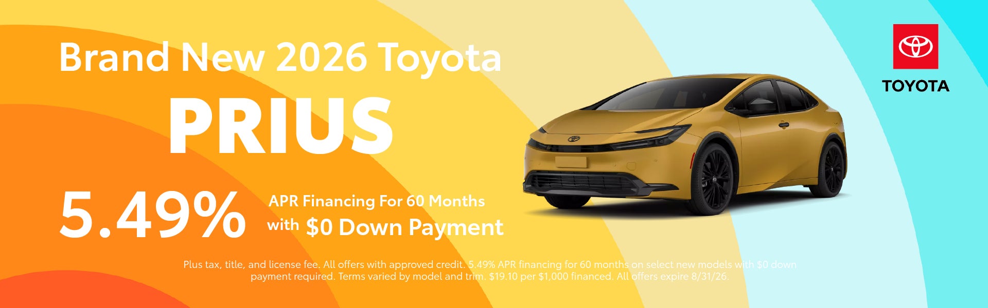 Brand New 2026 Toyota PRIUS