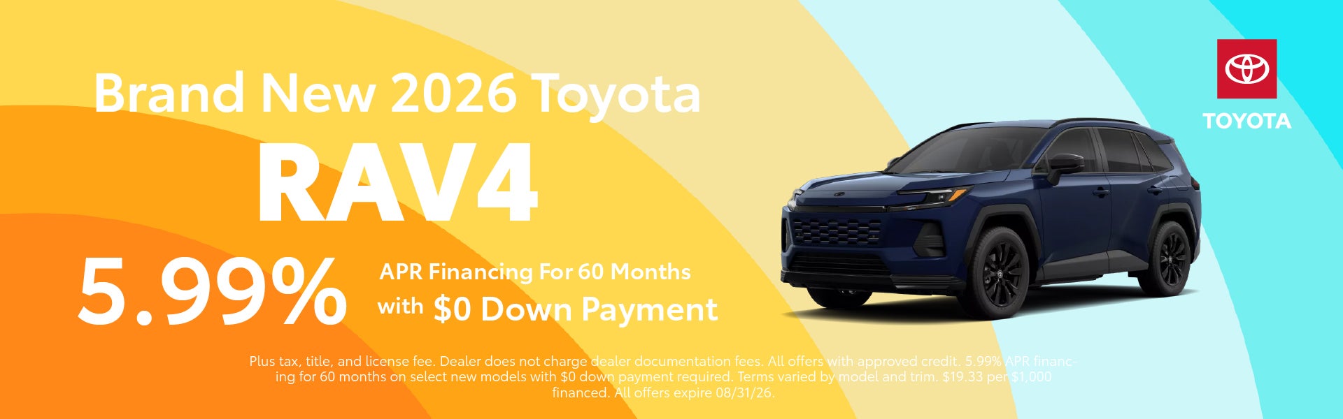 Brand New 2026 Toyota RAV4