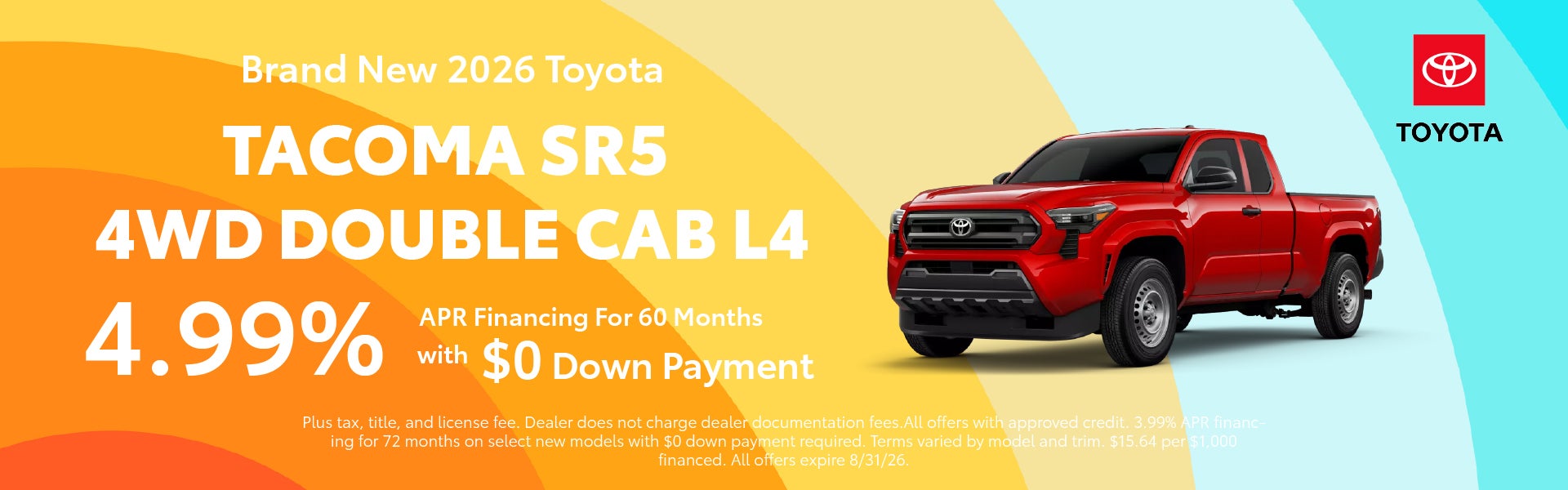 Brand New 2025 Toyota TACOMA