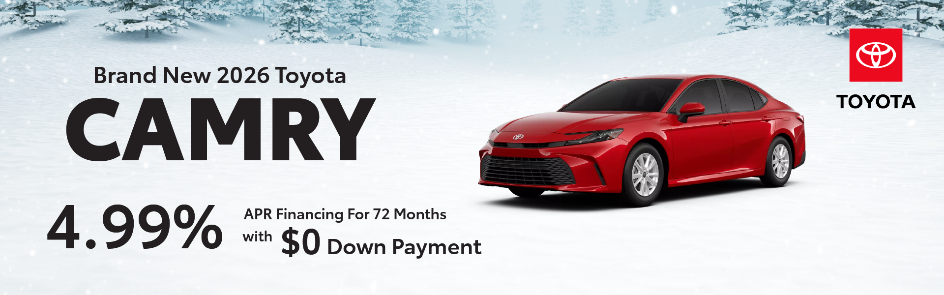 Brand New 2026 Toyota CAMRY